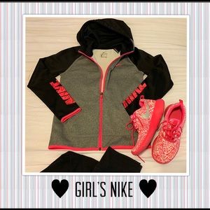 Pink and Black Nike Jacket